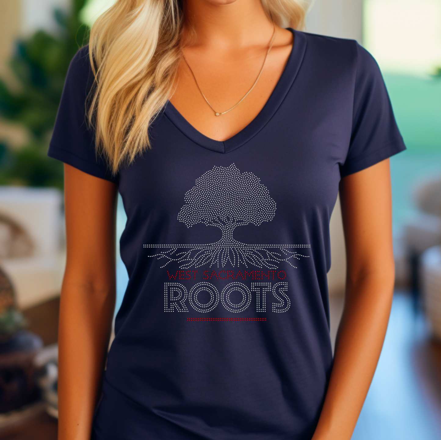 Roots Original Logo( Rhinestone)