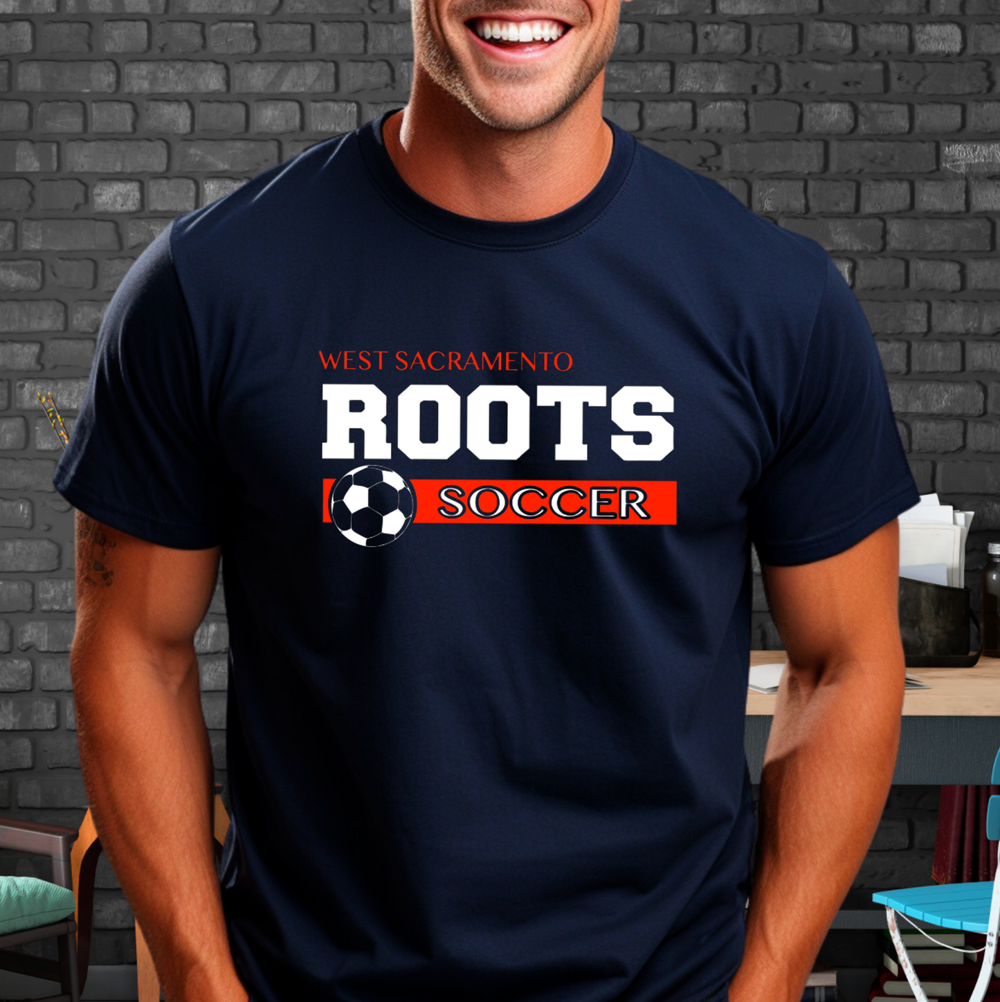 Roots Soccer Ball Unisex T-Shirt